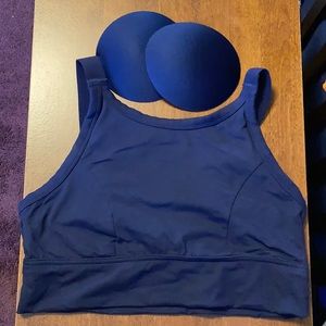 —XL Aerie Navy Sports Bra